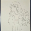 ここん所描いてた線画と、着色の進行具合とか