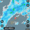 奈留島台風6号ずっぽり