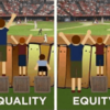 Difference between Equity and Equality 公平と平等の違い