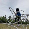 公園ー。連休初外出