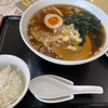 日曜日は異業種交流コンペ。ゴルフ飯はチャーシュー麺。