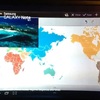 アメリカでのサムスン GALAXYテレビCMで「日本」が地図が消えている 