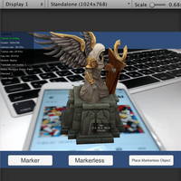 Kudanarのunity用sdkのサンプルを検証 こんそーるすーぷのレシピはこちら