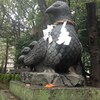 珍しい狛キジと貼り紙芸・レア花木が気になる南浦和駅そばの神社：大谷場氷川神社（埼玉県さいたま市南区）