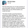 iOS 18.2／iPadOS 18.2／macOS 15.2／watchOS 11.2 Public Beta 1がリリース