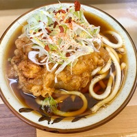 六文そば（中延）ゲソ天うどん