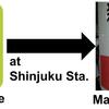 <Movie Guide>Shinjuku Sta. Transfer: Yamanote Line to Marunouchi Line