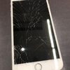 IPHONE6PLUSのガラスがバキバキに(T_T)修理後は今後の為にガラスコーティングも♬