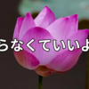 焦らなくていいよ。静けさの中に、答えはある。