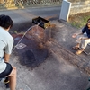BBQの一コマ😁