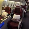 過酷な地中海旅　その11 カタール航空　バンコクードーハ　ビジネスクラス搭乗記