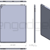 Air2よりも僅かにサイズアップ？iPad Air3とされる図面で小さなiPad Proのような特徴