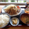 関英ドライブイン　生姜焼き定食