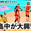 【女子バレーW杯 VSブラジル】「大きな感動をありがとう！」善戦の火の鳥NIPPONに感謝の声続々…