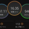 【日報】11月24日　帰宅ラン　16.35km