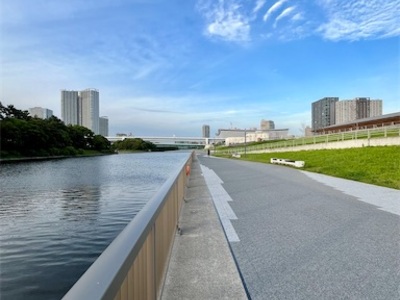 有明親水海浜公園ランニング〜木遣橋の下が開通してました〜