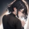looking back (後ろを見る) by Animagine XL 3.1