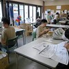 終了 → 学生実習や色付きの盆灯ろう　