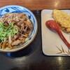 【丸亀製麺 千歳店】すき焼き風の抜群な肉うどん