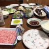 刺身を夕食に決定