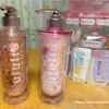 桜の容器に一目惚れして購入したシャンプー＆コンディショナー。中身を使い切ったらボトルを愛用しよ〜♪