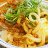 カレーうどん×チキンカツ丼