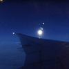 日本-欧州直行便から見る月