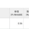 ファイザー【PFE】から配当金が入金されました