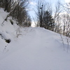 1月18日　三菱山・山頂まで届かず・・