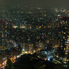 連休前に東京の夜景を目に焼き付ける