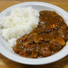 今日の食べ物　朝食にカレー