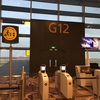 飛行機への搭乗も自動改札 ー シンガポール チャンギ国際空港 T4