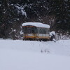 廃線の雪景色