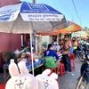 シェムリアップのワットボーヴィレッジのローカルエリアの風景と日本じゃあり得ないお店も発見Σ(･ω･ﾉ)ﾉ！