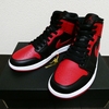 NIKE AIR JORDAN1 MID BLACK/GYM RED-WHITE