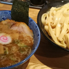 つけ麺中盛平打麺ハーフチャーシュー