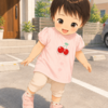 【生後413日目】目やにの受診と、外歩きが楽しい娘