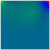 【差分法】フラクショナルステップ法で中心差分を用いてNavier-Stokes方程式を解きました C++コード付き