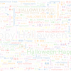 　Twitterキーワード[Happy Halloween]　10/31_09:03から60分のつぶやき雲