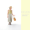 KELEN / ケレン プリーツコンビドレス GRACE [LKL24SOP2064]