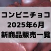 コンビニチョコの新商品、2025年6月の市販チョコレート新作 発売一覧！【コンオイジャ】