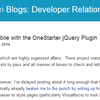 SFDC：Salesforce1アプリの開発で使えるjQueryプラグインOneStarterを試してみました