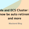 Lambda and ECS Cluster hosts can now be auto retirement, and more