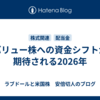 バリュー株への資金シフトが期待される2026年