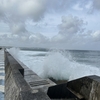 【沖縄台風】台風中の北谷！砂辺海岸！沖縄台風の威力が凄い #Shorts