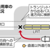 「入り口間違えた」LRTと車が接触　開業後初の事故　けが人はなし