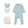現役ママが感動！ザ・ノース・フェイスの『B L/S Rompers & 2P Bib スターリングブルー 70』が育児をスマートに変える理由