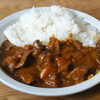 今日の食べ物　朝食にカレー