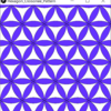 【Processing】六角形の七宝模様を作る。