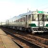 2009年　日和佐薬王寺参拝臨時列車に185系緑帯車両